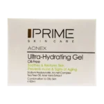 ژل آبرسان پرایم مدل Ultra-Hydrating حجم 50 میلی‌لیتر مناسب پوست چرب و مختلط، جذب سریع، ضدآکنه